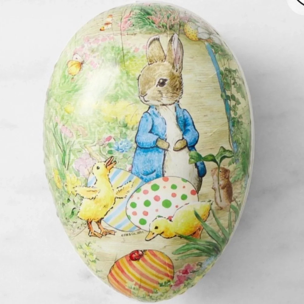 Williams Sonoma Hand Crafted Papier-Mache Eggs Set/4 🐇